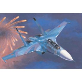 Trumpeter Russian Su-27UB Flanker C Fighter makett