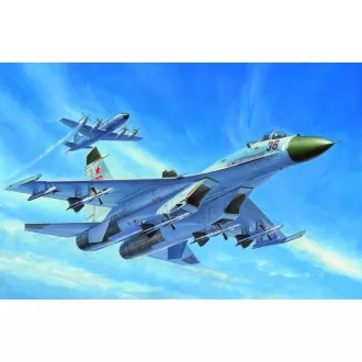 Trumpeter Russian Su-27 Early type Fighter repülő makett