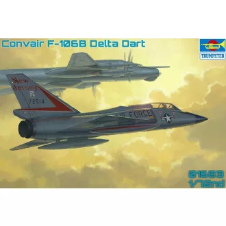 Trumpeter US F-106B Delta Dart repülő makett