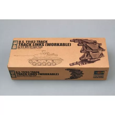 Trumpeter T91E3 track for U.S. M41/42 light tank makett