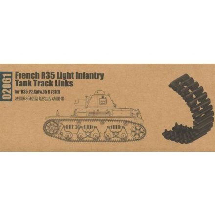 Trumpeter French R35 Light Infantry Tank Track Links makett