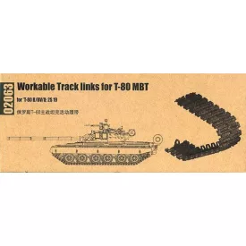 Trumpeter Workable Track links for T-80 MBT makett