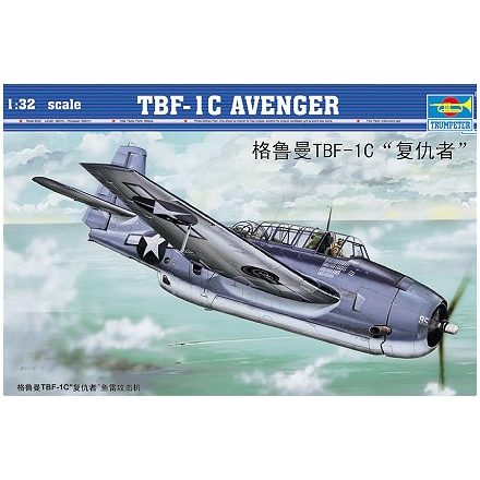 Trumpeter Grumman TBF-1C Avenger makett
