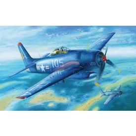 Trumpeter F8F-2 bearcat makett