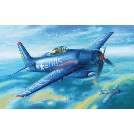 Trumpeter F8F-2 bearcat makett