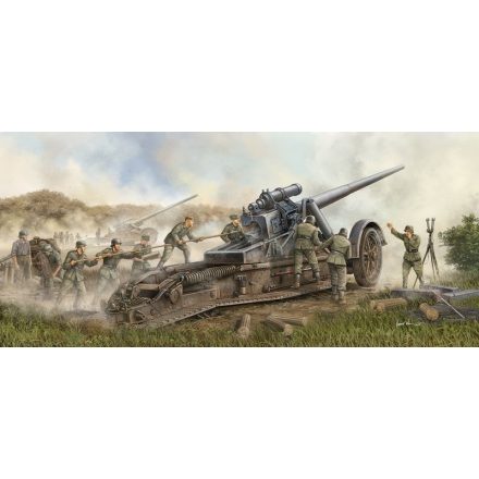Trumpeter German 17cm Kanone 18 Heavy Gun makett
