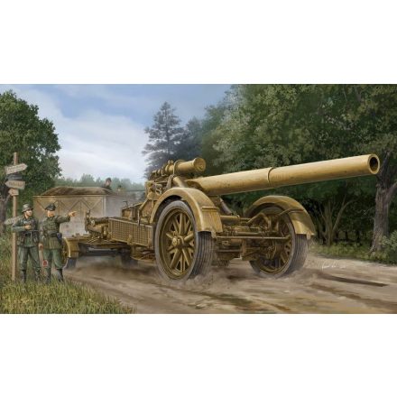 Trumpeter German 21cm Morser 18 Heavy Artillery makett