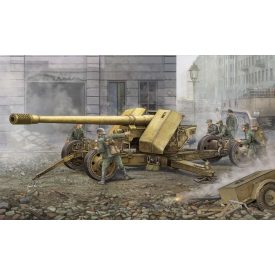 Trumpeter German 128mm Pak44 (Krupp) makett