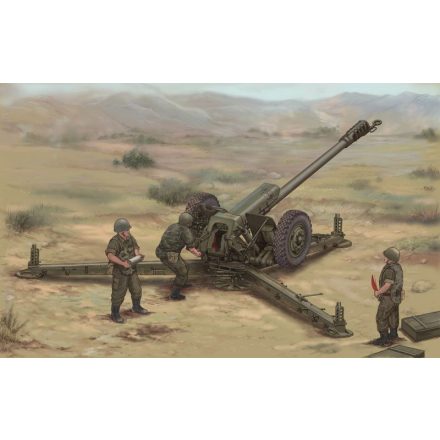 Trumpeter Soviet D30 122mm Howitzer-Late Version makett
