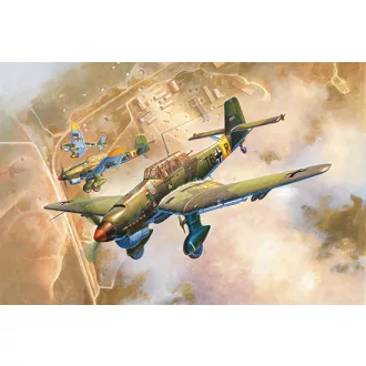 Trumpeter Junkers Ju-87B-2 Stuka repülőgép makett