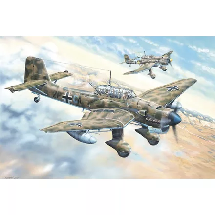 Trumpeter Junkers Ju-87R Stuka makett