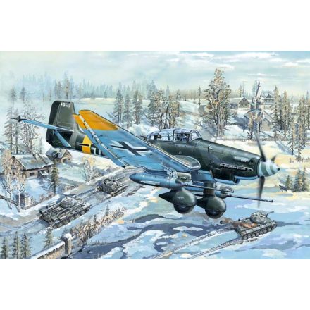 Trumpeter Junkers Ju-87G-2 Stuka makett