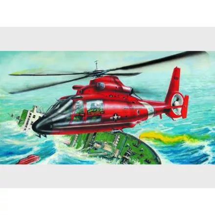 Trumpeter Aerospatiale HH-65A Dolphin makett