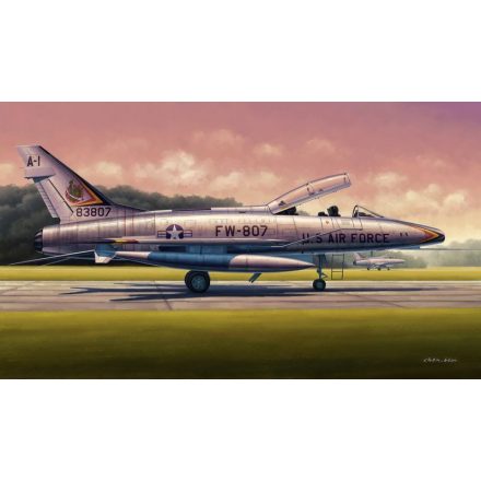 Trumpeter F-100F Super Sabre makett