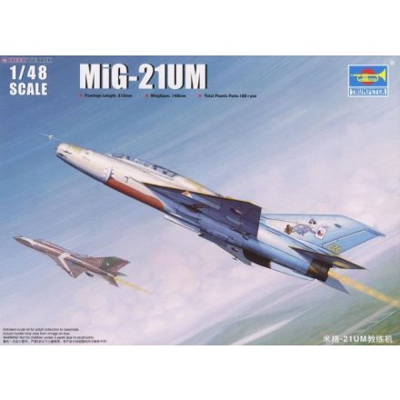 Trumpeter MiG-21UM Fighter makett
