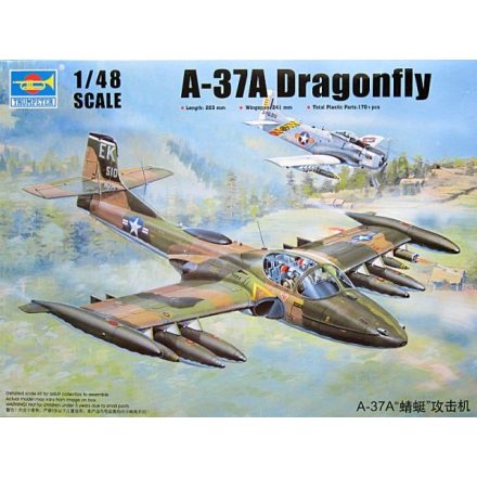 Trumpeter US A-37A Dragonfly Light Ground-Attack makett
