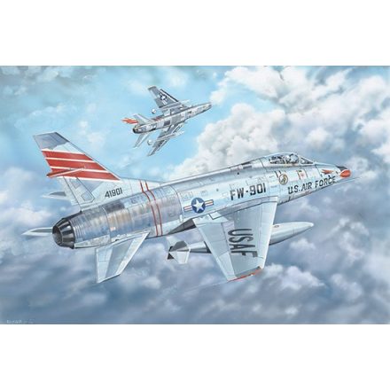 Trumpeter F-100C Super Sabre makett