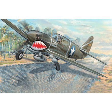 Trumpeter P-40F War Hawk makett