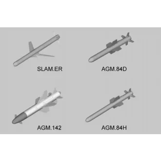   Trumpeter U.S. Aircraft Weapons: Missiles makett kiegészítő