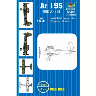 Trumpeter Ar 195 makett kiegészítő