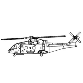 Trumpeter EH-101 Merlin makett kiegészítő