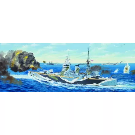 Trumpeter HMS Rodney in 1:200 makett