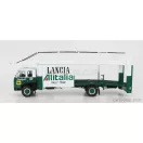 IXO FIAT 673 TRUCK CAR TRANSPORTER TEAM LANCIA ALITALIA RALLY 1976