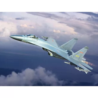 Trumpeter PLAAF J-11B fighter repülő makett