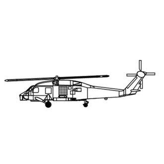 Trumpeter SH-60B Seahawk makett kiegészítő