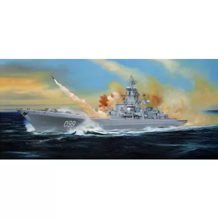 Trumpeter Russian battle cruiser Pyotr Velikiy Ex-Yuki Andropov makett