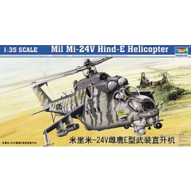 Trumpeter Mil Mi-24 V Hind-E makett