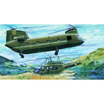 Trumpeter CH-47A Chinook makett