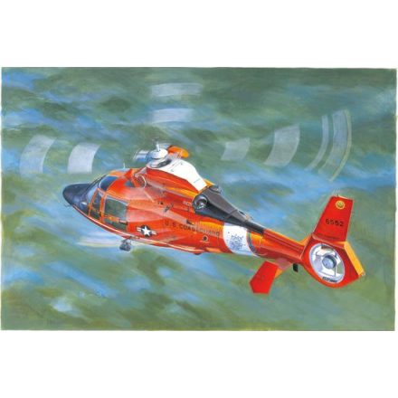 Trumpeter US Coast Guard HH-65C Dolphin Helicopter makett