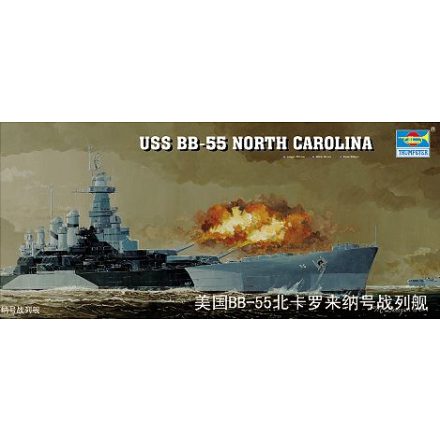 Trumpeter Schlachtschiff USS North Carolina BB-55 makett