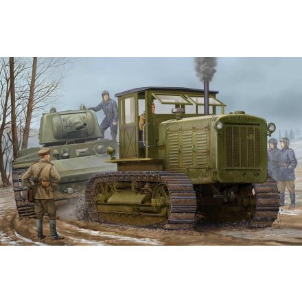 Trumpeter Russian ChTZ S-65 Tractor with Cab1 makett