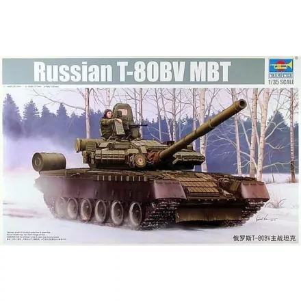 Trumpeter Russian T-80BV MBT makett
