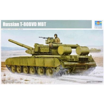 Trumpeter Russian T-80 BVD MBT makett