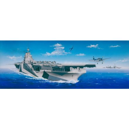 Trumpeter Flugzeugträger USS Ticonderoga CV-14 makett
