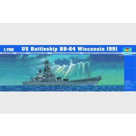 Trumpeter USS Wisconsin BB-64 1991 makett