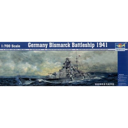 Trumpeter Germany Bismarck Battleship 1941 makett