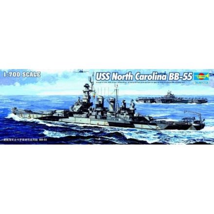 Trumpeter USS North Carolina BB-55 makett
