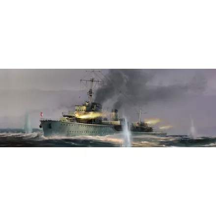 Trumpeter German Zerstörer Z-21 1940 makett
