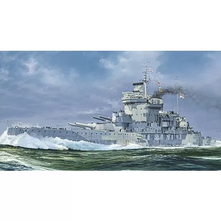 Trumpeter HMS Warspite 1942 makett