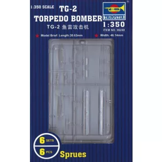 Trumpeter TG-2 Torpedo Bomber makett kiegészítő