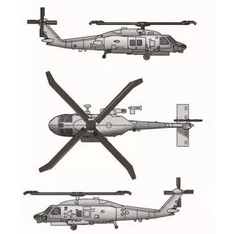 Trumpeter SH-60K Sea Hawk (6 aircraft) makett kiegészítő