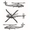Trumpeter SH-60K Sea Hawk (6 aircraft) makett kiegészítő