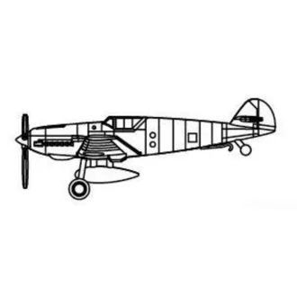 Trumpeter BF109T makett kiegészítő