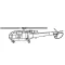 Trumpeter Alouette Helicopter makett kiegészítő