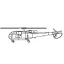 Trumpeter Alouette Helicopter makett kiegészítő
