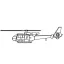 Trumpeter Gazelle Helicopter makett kiegészítő